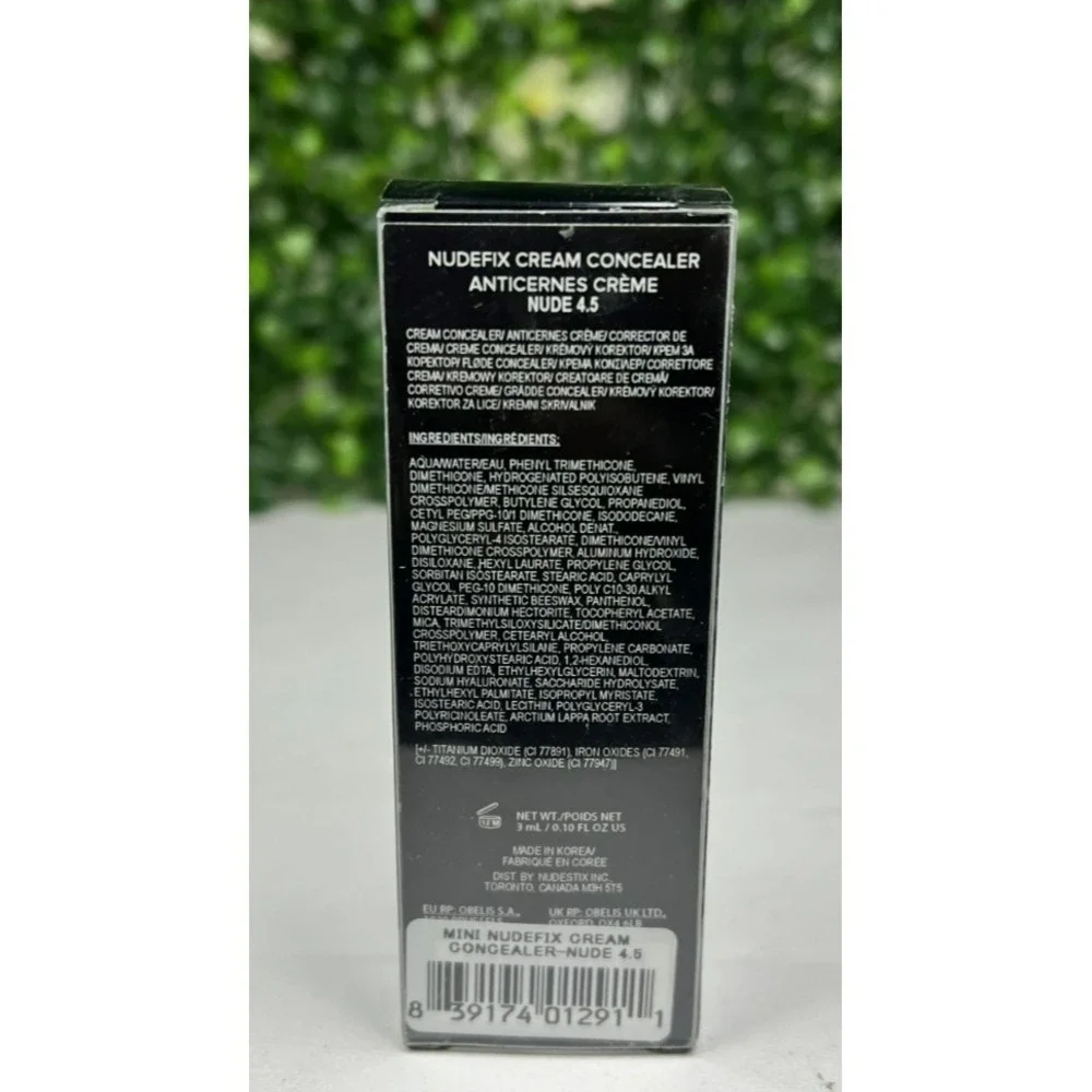 NUDESTIX Cream Concealer  ~ Nude 4.5 ~ 3 ml / 0.10 fl oz (Mini)